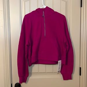 NWT Lululemon Scuba Oversized half zip